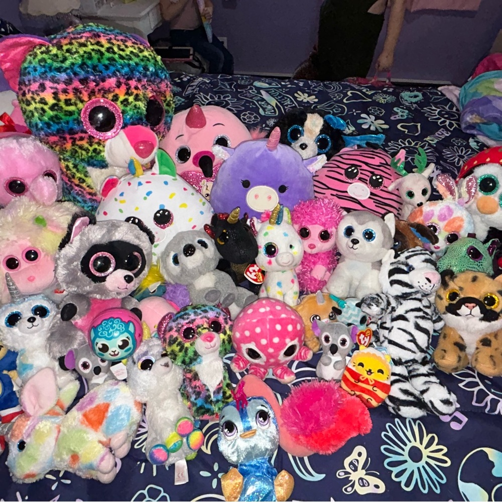 Colorful Plush Toy Collection
